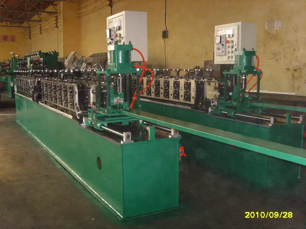What line components match a ceiling t bar roll forming machine?